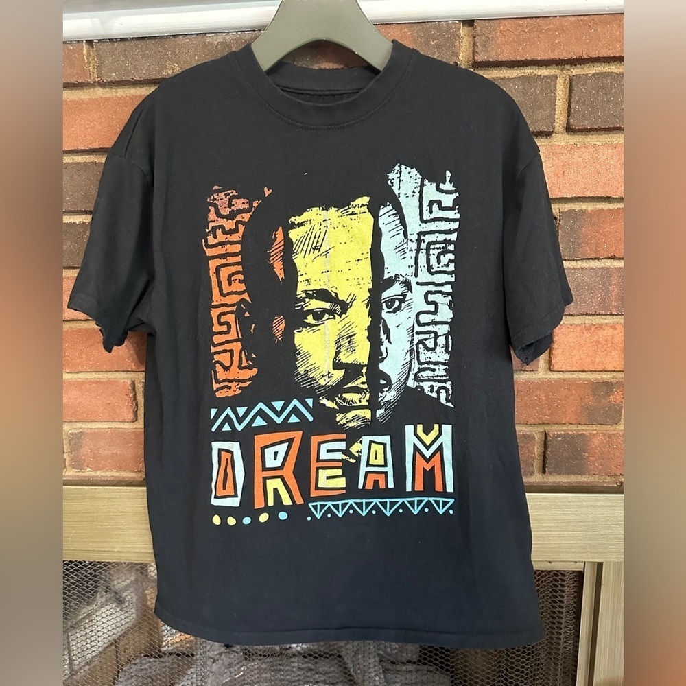 #2 black MLK Dream Tee Size L